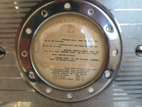 Look!  Vintage cooking instructions!  I'll never roast a thing though....