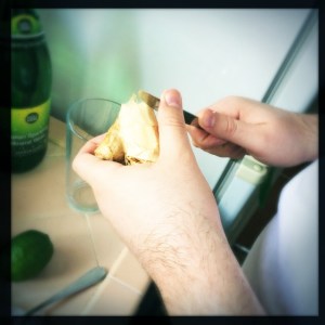 1.  Slice ginger coins