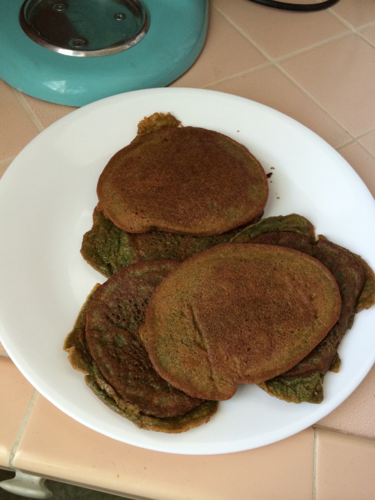 When first prepared, not so green...